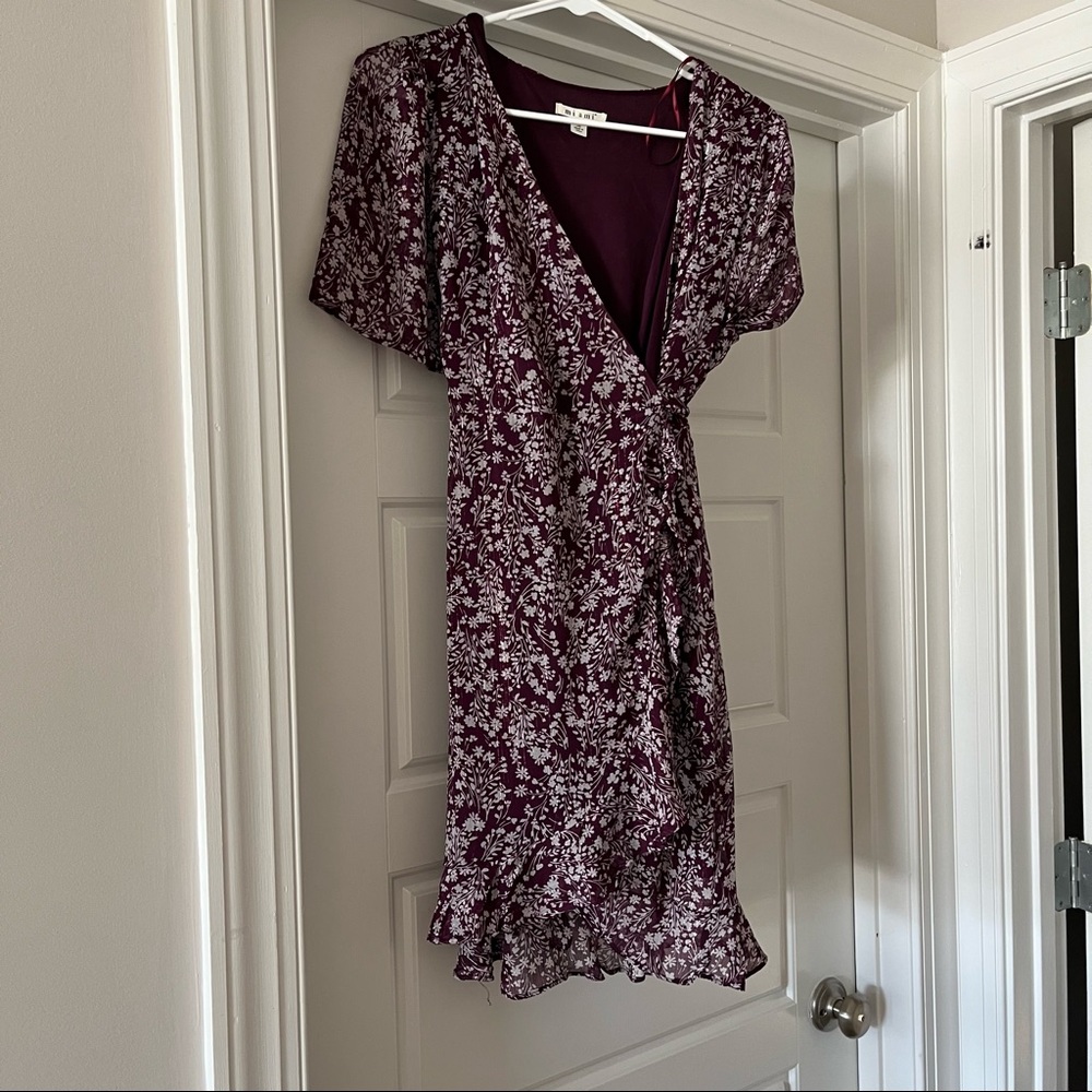 Purple Wrap Dress
